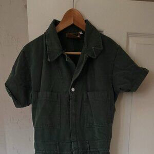 Big Bud Press Short Sleeve Jumpsuit Green